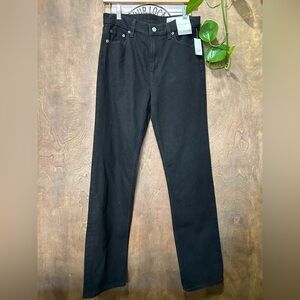 GAP 4 / 27 True Black ‘90s Straight High Rise Classic Black Jeans